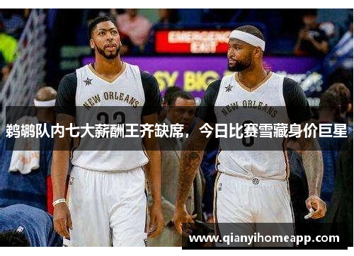 鹈鹕队内七大薪酬王齐缺席，今日比赛雪藏身价巨星